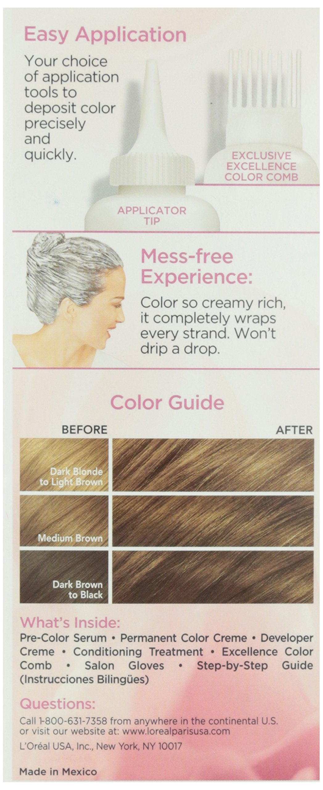 L'Oreal Paris Hair Colour #5G Medium Gold Brown developer crème