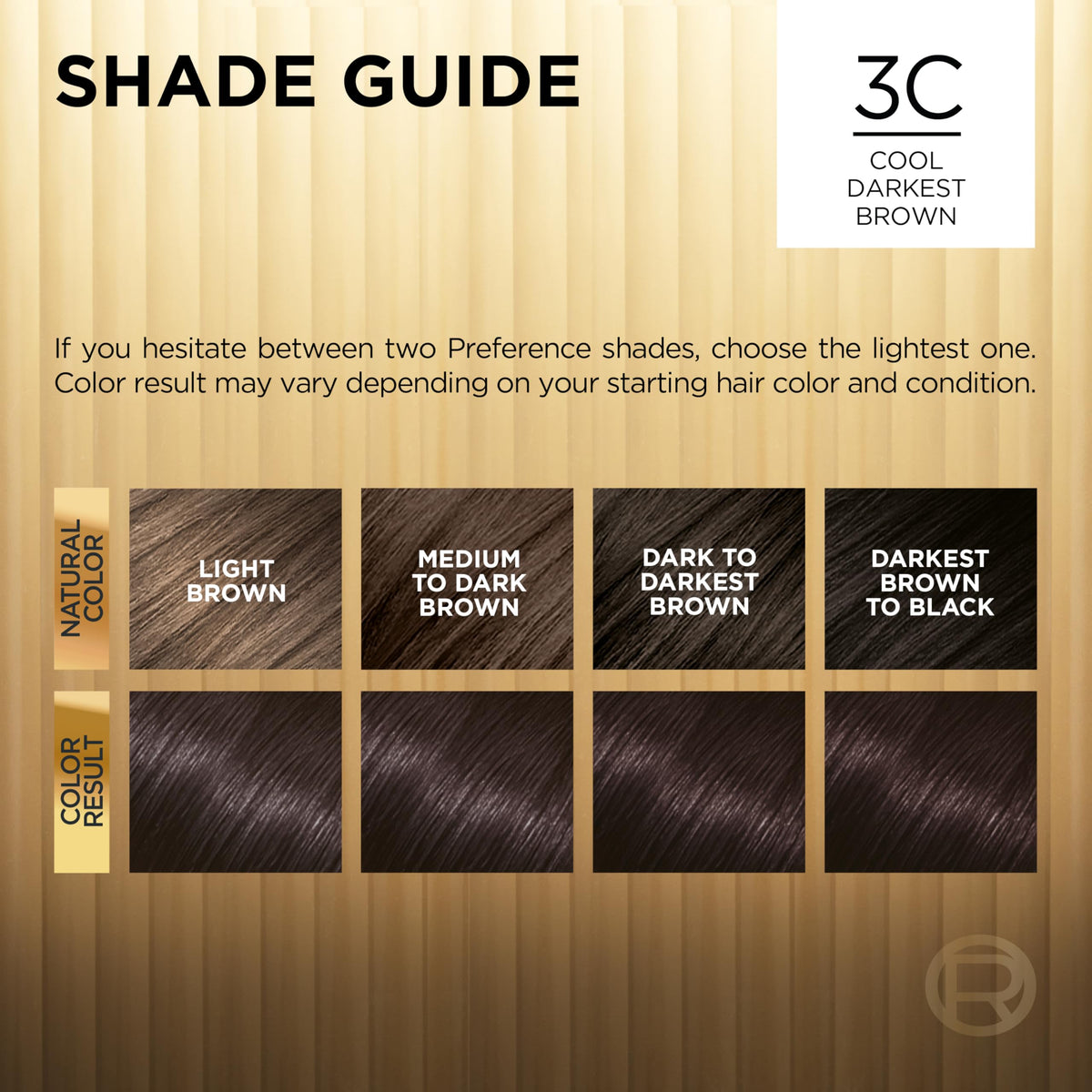 L'Oreal Paris Hair Colour Kit instruction leaflet
