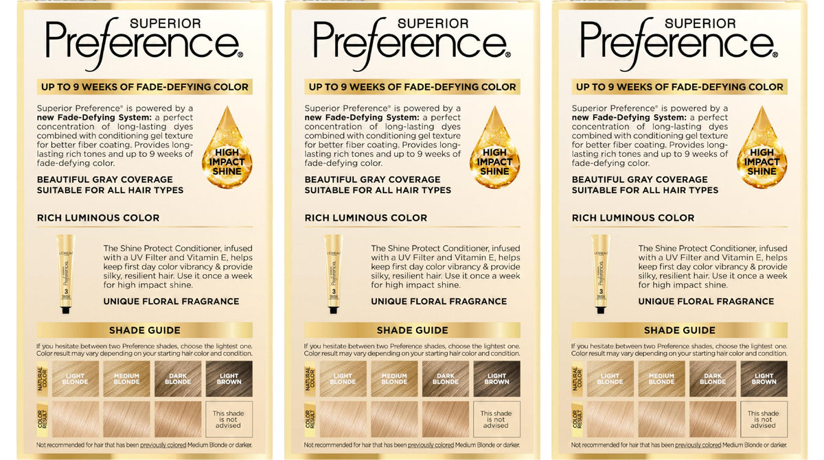 L'Oreal Paris Hair Colour Kit packaging display