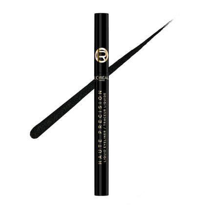 L'Oreal Paris Haute Precision Waterproof Liquid Eyeliner 010 Black Silk front view