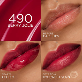 L'Oreal Paris Hyaluron Tint Lip Stain Serum 490 Berry Jolie applicator close-up