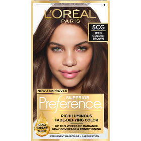 L'Oreal Paris Iced Golden Brown Hair Colour Kit front view