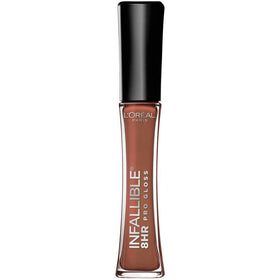 L'Oreal Paris Infallible 8 Hour Hydrating Lip Gloss Barely Nude front view
