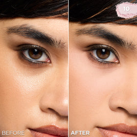 L'Oreal Paris Infallible Blur-fection Loose Setting Powder application with brush