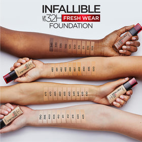 L'Oreal Paris Infallible Foundation 530 Deep Amber packaging details