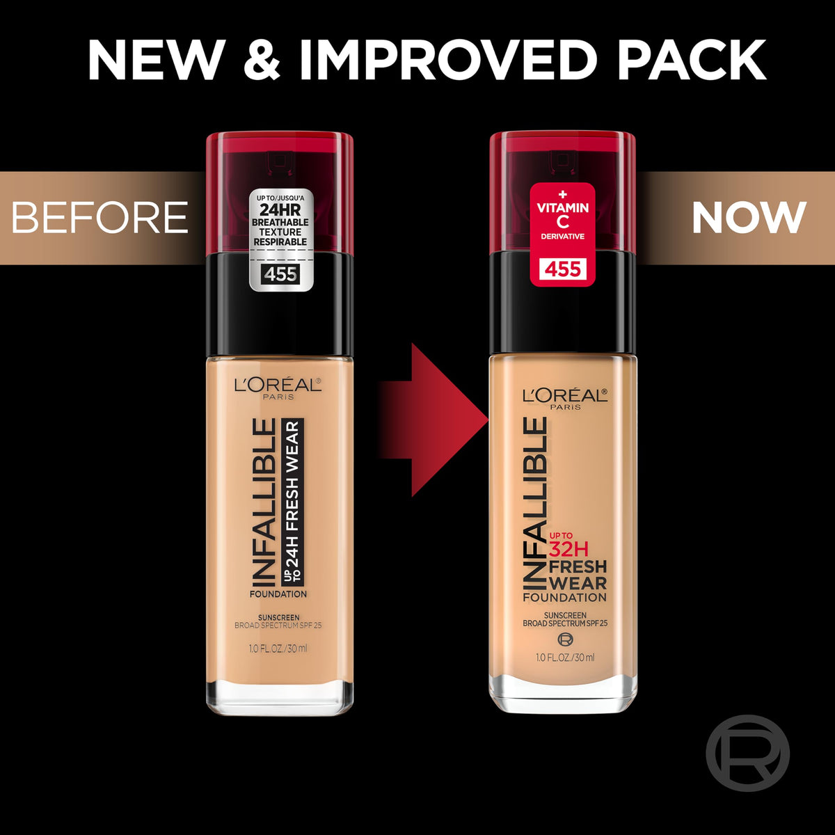 L'Oreal Paris Infallible Foundation 535 Espresso packaging