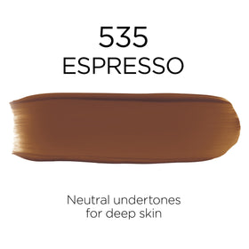 L'Oreal Paris Infallible Foundation 535 Espresso with other makeup products