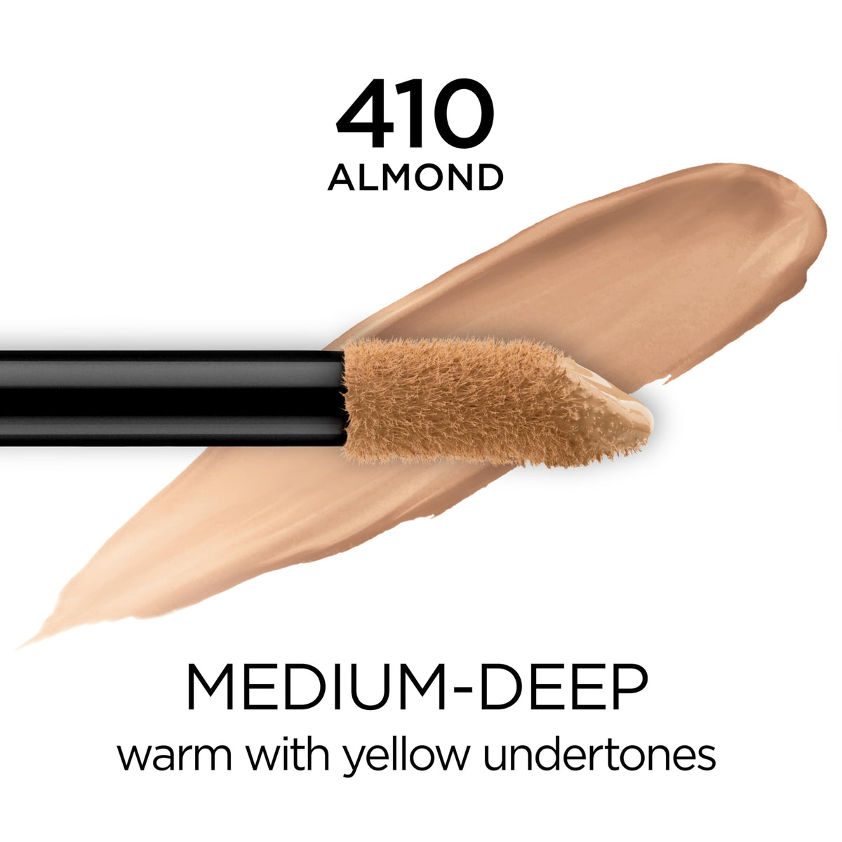 L'Oreal Paris Infallible Full Wear Concealer Almond applicator close-up