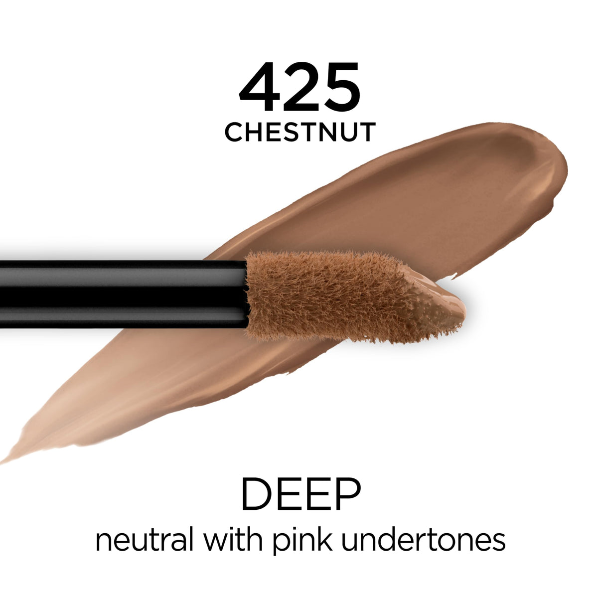 L'Oreal Paris Infallible Full Wear Concealer Chestnut applicator close-up