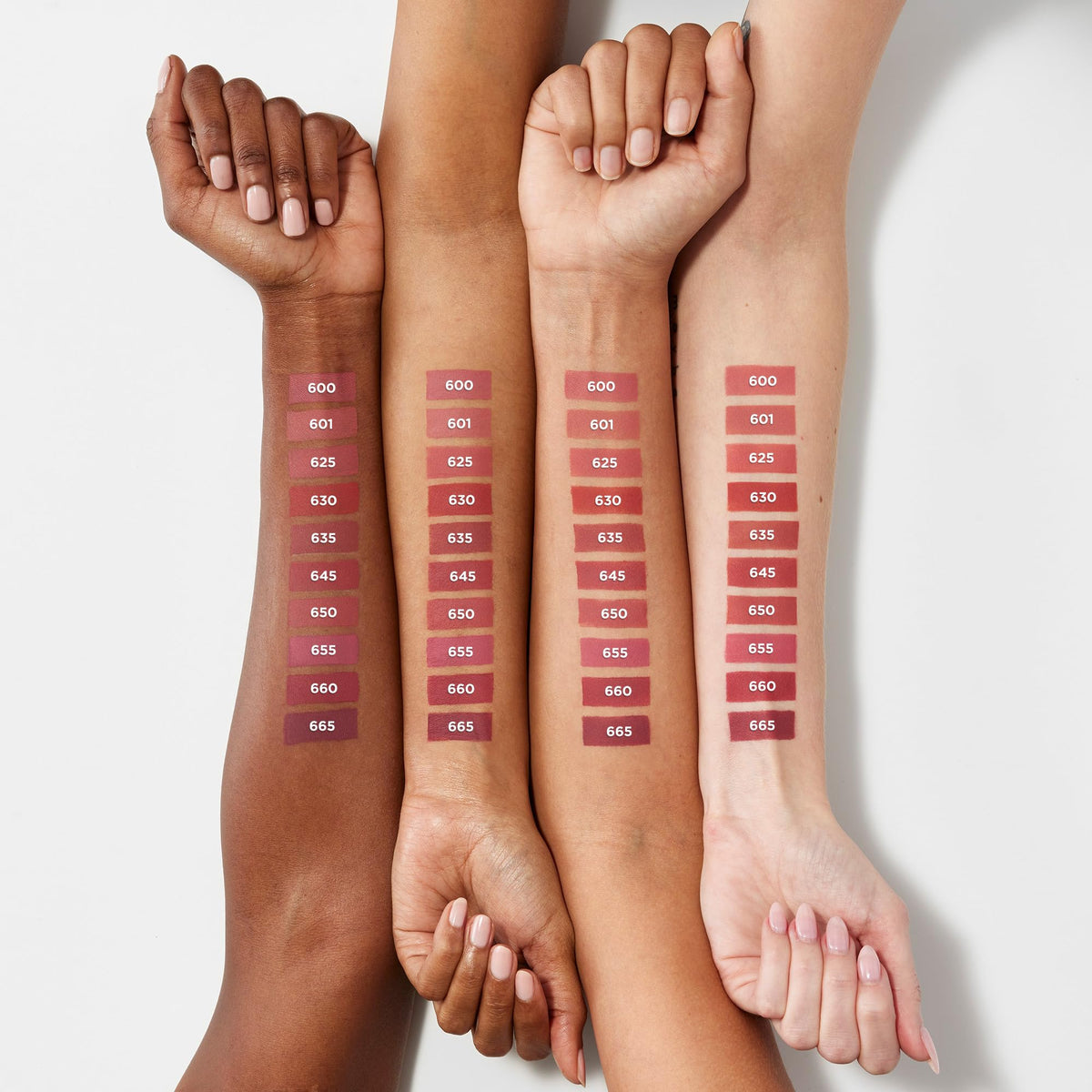 L'Oreal Paris Infallible Matte Liquid Lipstick display with multiple shades