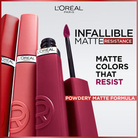 L'Oreal Paris Infallible Matte Liquid Lipstick packaging side view