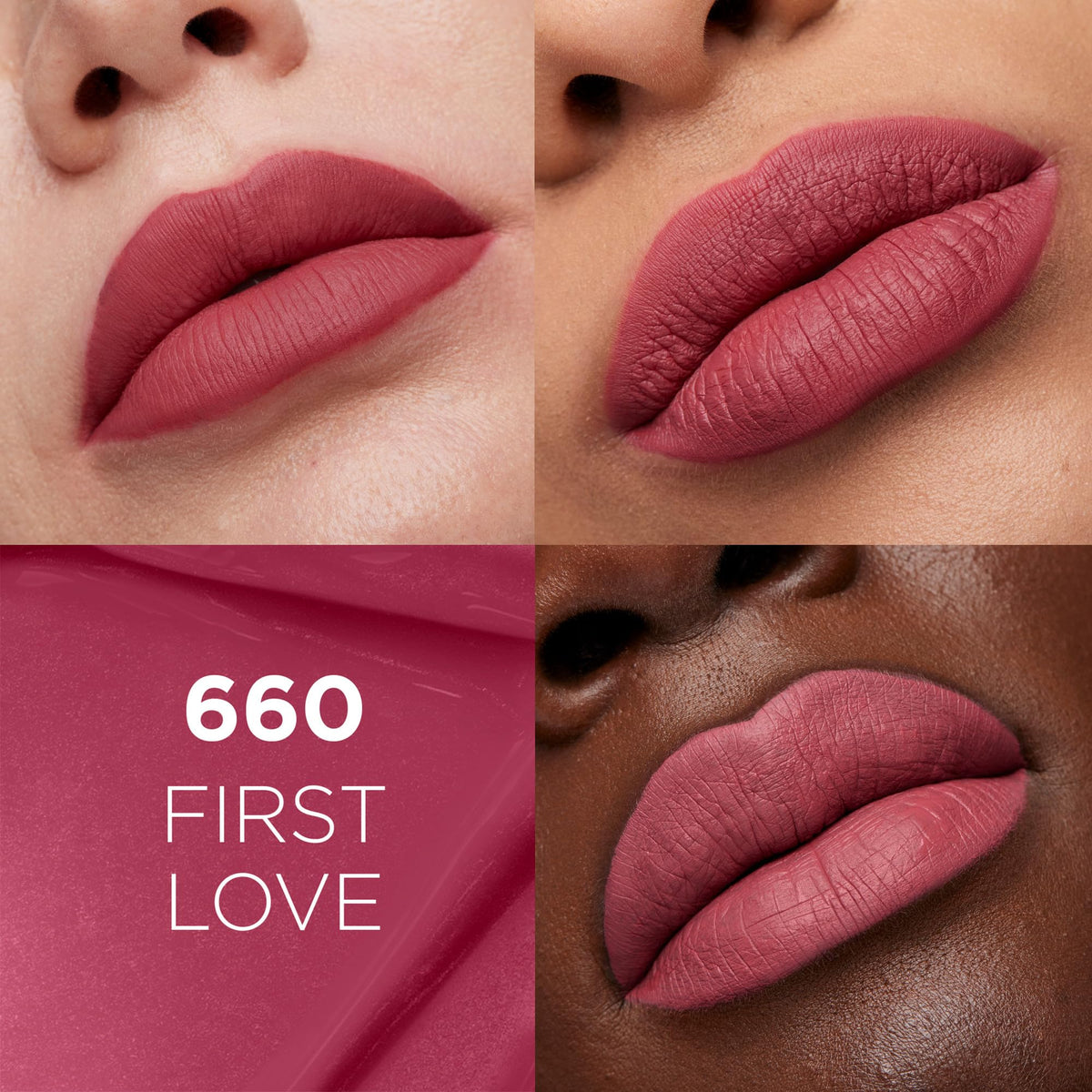 L'Oreal Paris Infallible Matte Resistance Liquid Lipstick First Love 660 applicator close-up
