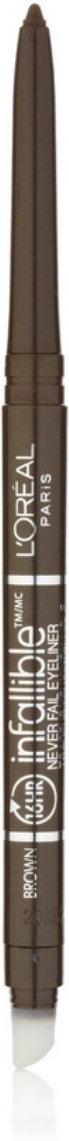 L'Oreal Paris Infallible Never Fail Eyeliner Pack of 3, Brown