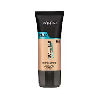 L'Oreal Paris Infallible Pro Glow Foundation Nude Beige front view