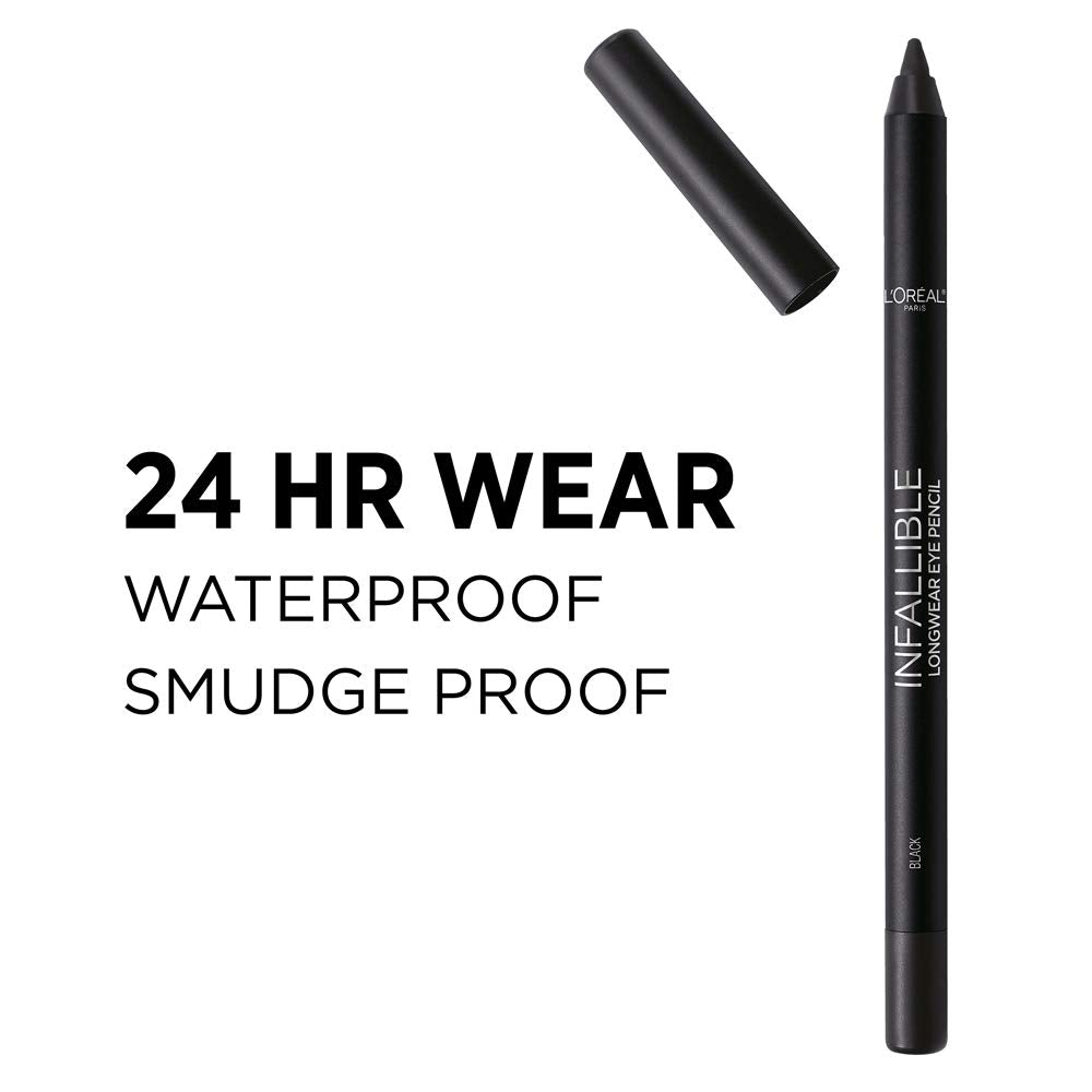 L'Oreal Paris Infallible Pro-Last Pencil Eyeliner applied on skin