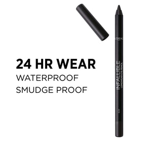 L'Oreal Paris Infallible Pro-Last Pencil Eyeliner applied on skin