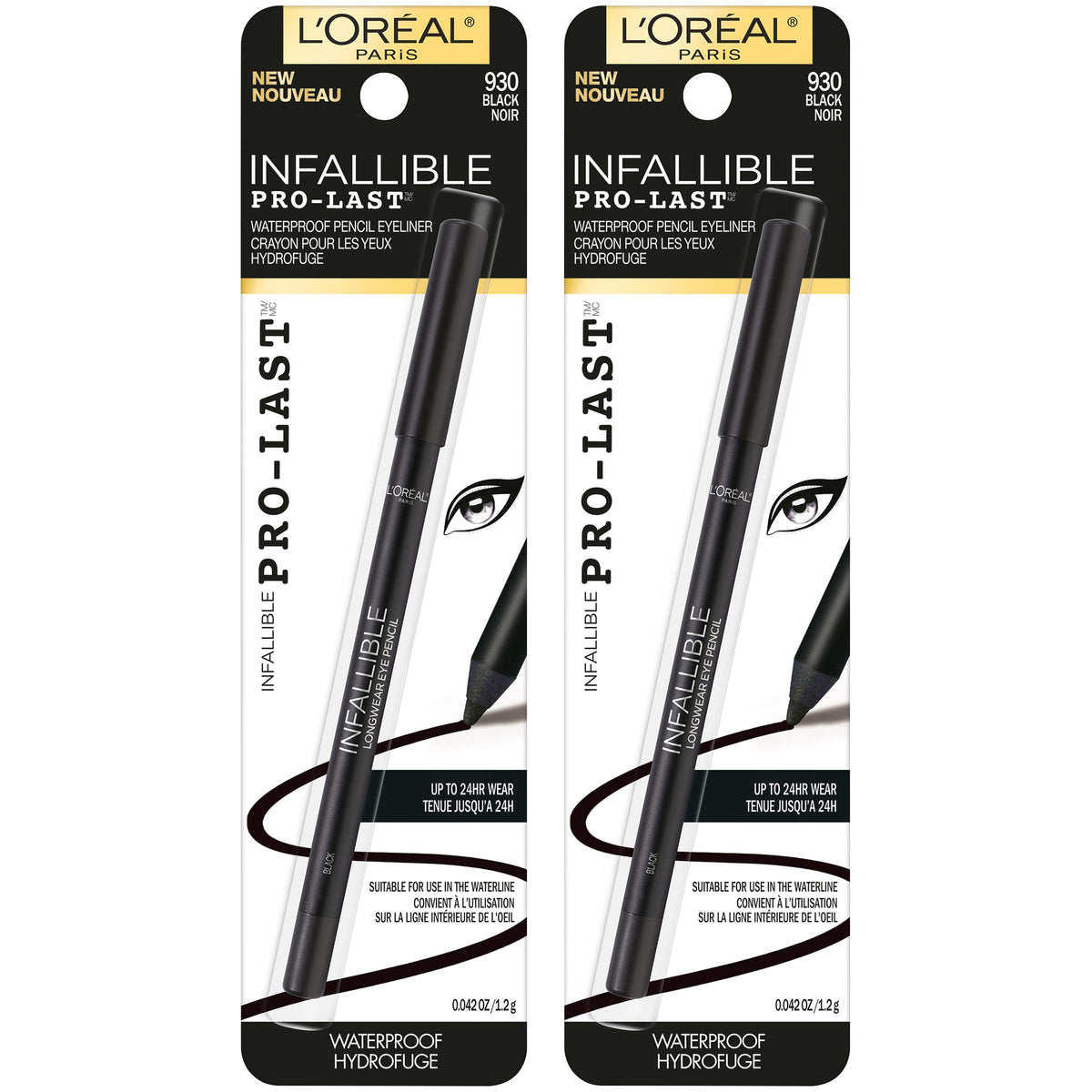 L'Oreal Paris Infallible Pro-Last Pencil Eyeliner packaging
