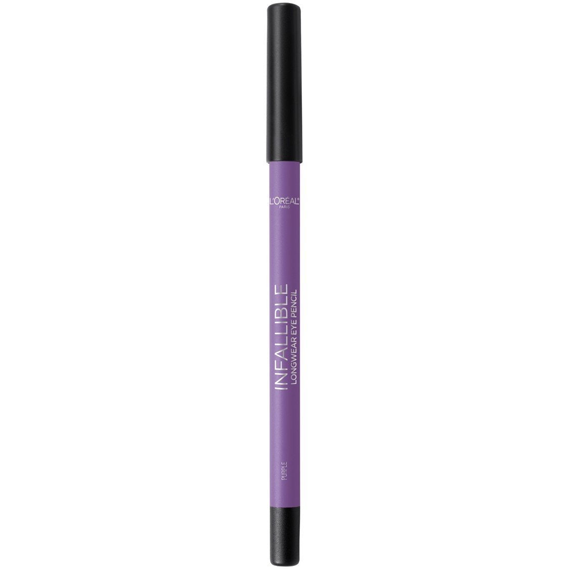 L'Oreal Paris Infallible Pro-Last Pencil Eyeliner purple tip close-up