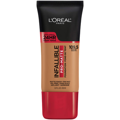 L'Oreal Paris Infallible Pro-Matte Foundation Hazelnut Beige front view