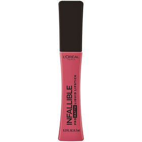 L'Oreal Paris Infallible Pro Matte Liquid Lipstick Pink Soirée applicator tip