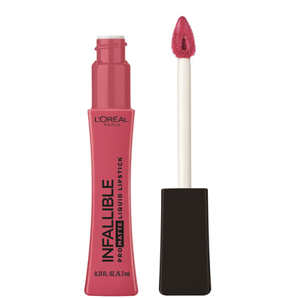 L'Oreal Paris Infallible Pro Matte Liquid Lipstick Pink Soirée front view