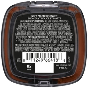 L'Oreal Paris Infallible Soft Matte Bronzer close-up of texture