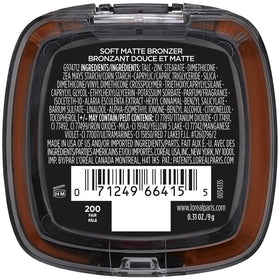 L'Oreal Paris Infallible Soft Matte Bronzer in use on model