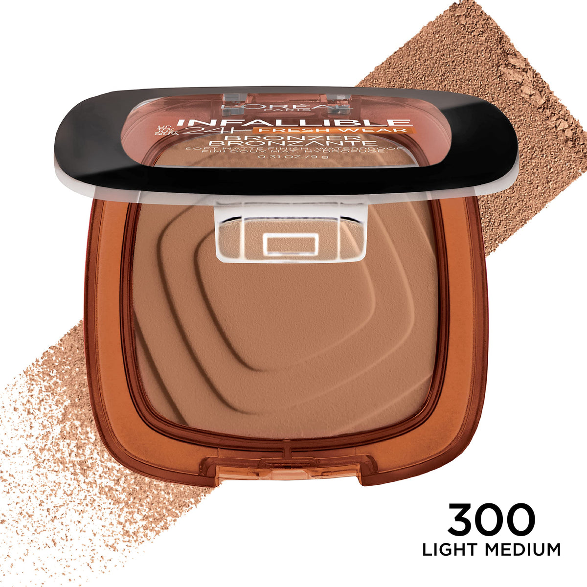 L'Oreal Paris Infallible Soft Matte Bronzer swatch on skin