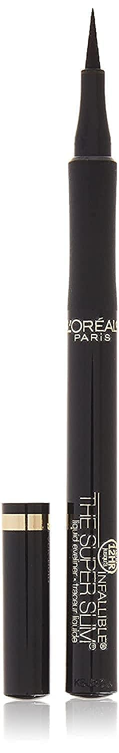 L'Oreal Paris Infallible Super Slim Liquid Eyeliner black 0.4mm felt tip front view