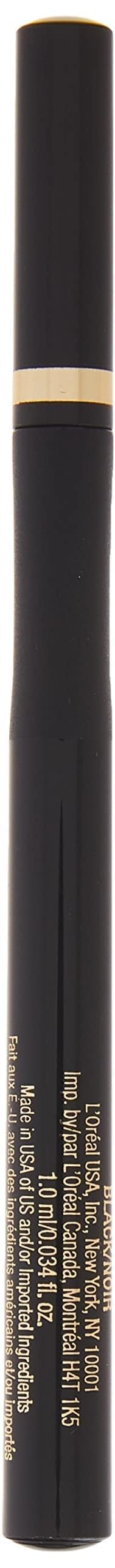 L'Oreal Paris Infallible Super Slim Liquid Eyeliner black swatch on skin