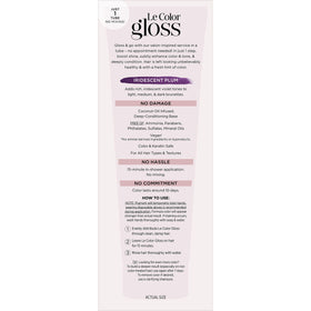L'Oreal Paris Le Color Gloss application in shower