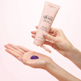 L'Oreal Paris Le Color Gloss showing before and after results