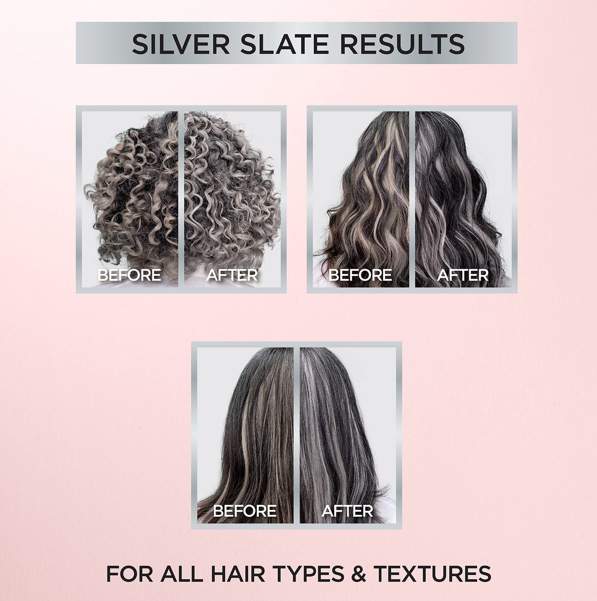 L'Oreal Paris Le Color Gloss Silver Slate in shower setting