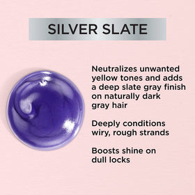 L'Oreal Paris Le Color Gloss Silver Slate on grey hair