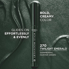 L'Oreal Paris Le Shadow Stick Eyeshadow 270 Twilight Emerald packaging