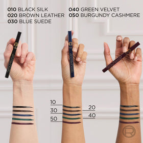 L'Oreal Paris Liquid Eyeliner in 020 Brown Leather with eye makeup
