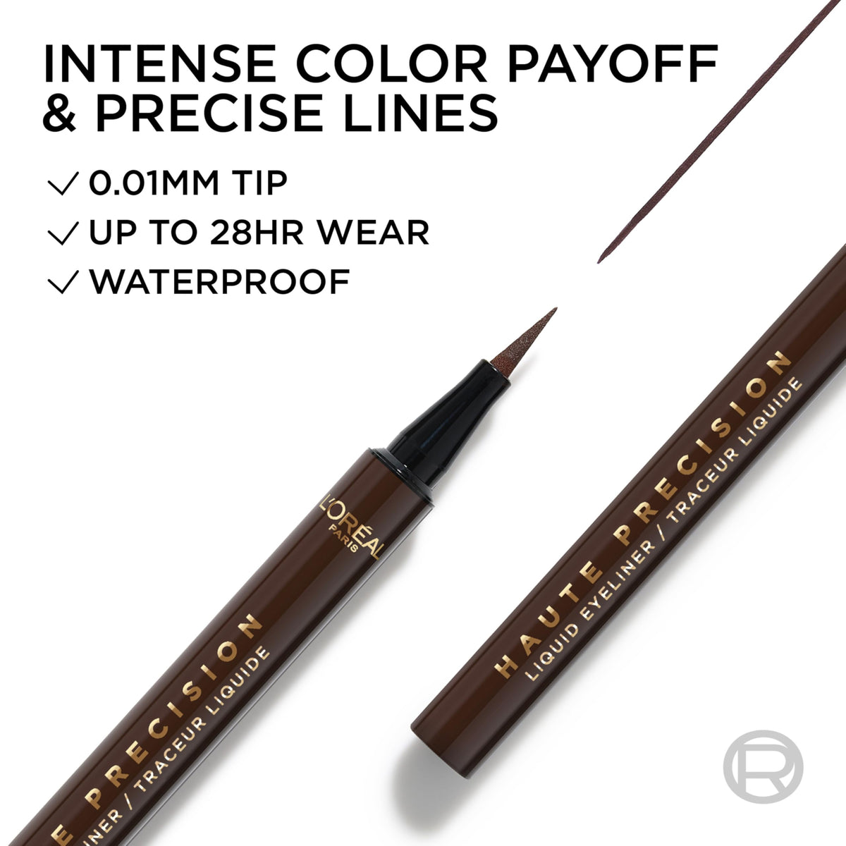 L'Oreal Paris Liquid Eyeliner packaging displayed on a white background