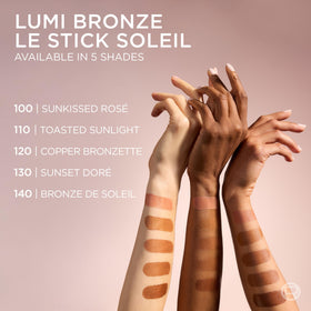 L'Oreal Paris Lumi Bronze Le Stick Soleil Bronzer Stick close-up of texture