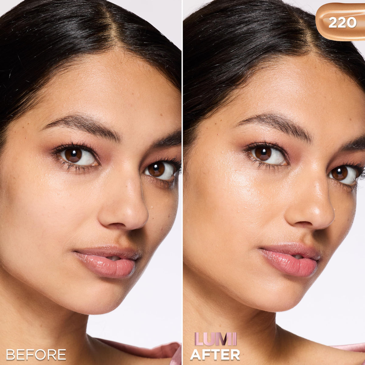 L'Oreal Paris Lumi Le Glow Skin Tint back view with ingredient list