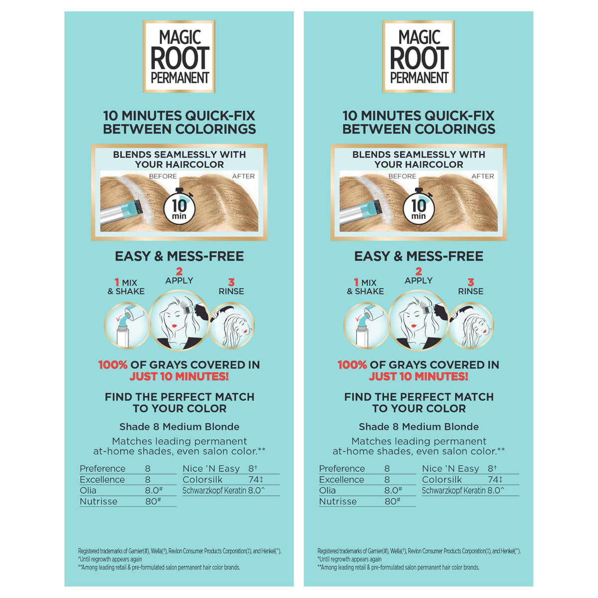 L'Oreal Paris Magic Root application process demonstration