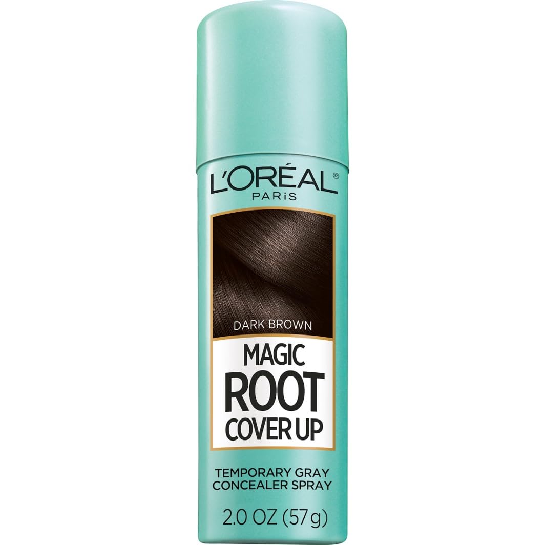 L'Oreal Paris Magic Root Cover Up Dark Brown spray front view