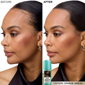 L'Oreal Paris Magic Root Cover Up Spray Light to Medium Blonde application instructions