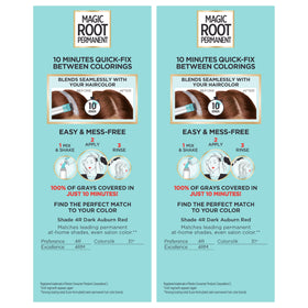L'Oreal Paris Magic Root Hair Color Kit showing colour gel and developer bottle