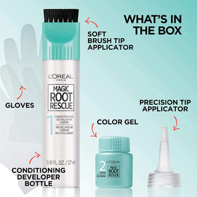 L'Oreal Paris Magic Root Hair Color Kit side view showing packaging