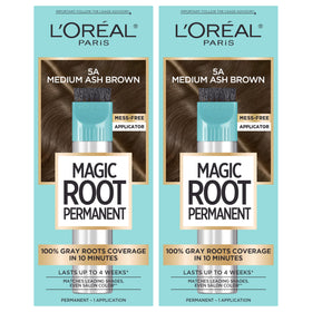L'Oreal Paris Magic Root Hair Colour Kit 5A Medium Ash Brown front view