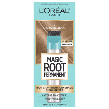 L'Oreal Paris Magic Root Hair Colour Kit 7 Dark Blonde front view