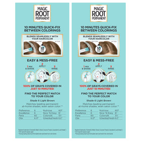 L'Oreal Paris Magic Root Hair Colour Kit back view showing ingredients