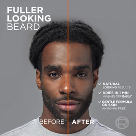 L'Oreal Paris Men Expert beard color application on beard