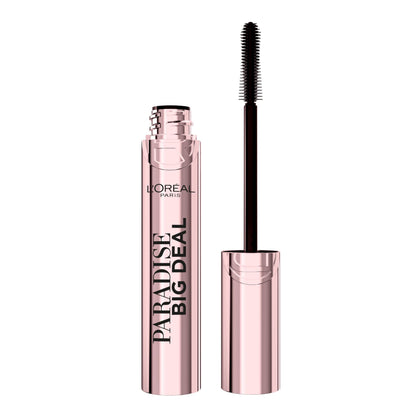 L'Oreal Paris Paradise Big Deal Mascara front view, black brown