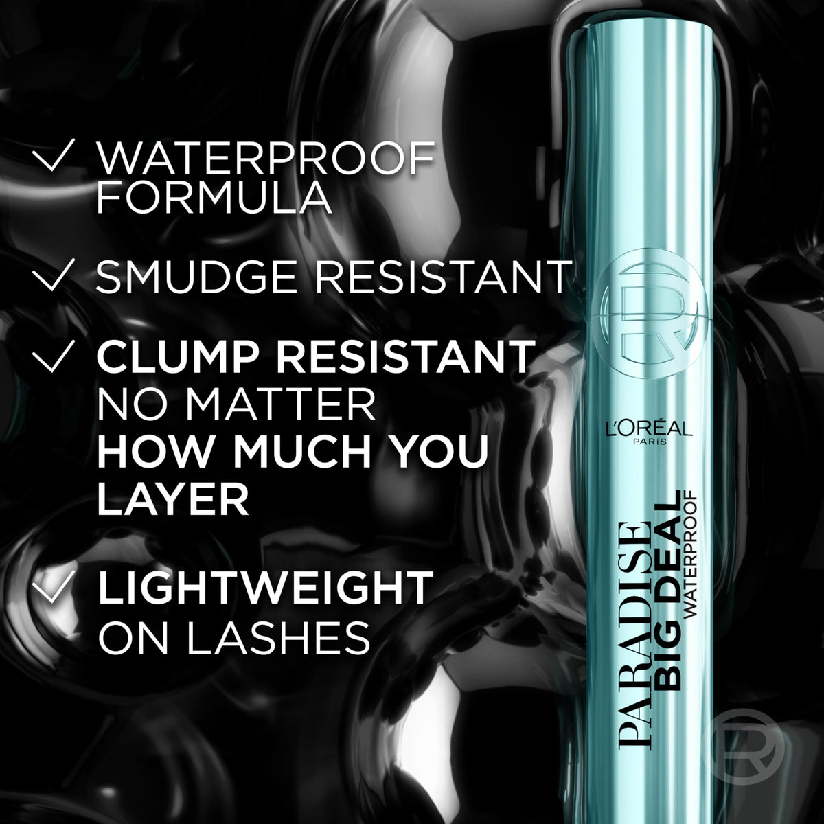 L'Oreal Paris Paradise Big Deal Waterproof Mascara in hand